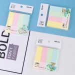 Blocs - notes adhsifs couleurs macarons, 12 paquets, accessoires de bureau, dcor kawaii, feuilles de ...