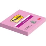 Bloc - notes adh�sif - post - it - super sticky notes - 76 x 76 mm - lot de 6 - rose tropical