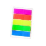 Bloc - notes auto - adhsif de couleur fluorescente, etiquette autocollante, signet de bureau, fournitures ...