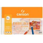 Bloc - notes canson basik lisse microperfor� 150 g 20 volets 10 unit�s spirale (32, 5 x 46 cm)