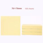 Bloc - notes collant mignon kawaii, 100 feuilles, accessoires de papeterie, papeterie, papeterie