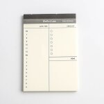 Bloc - notes cratif pour calendrier quotidien, etiquette autocollante pour journal intime, fournitures ...