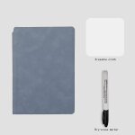 Bloc - notes en cuir rutilisable avec stylo effaable, ensemble de tableau blanc a5, calandre, licence ...