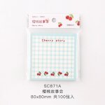 Bloc - notes dcoratif srie fruit grille, 100 feuilles, papier a notes, papeterie fournitures de bureau ...