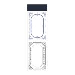 Bloc - notes design r�tro, bloc - notes non autocollant, papeterie, fournitures scolaires, bloc - notes ...