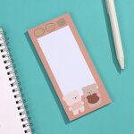 Bloc - notes en forme d'ours de dessin anim, 50 pices, joli bloc - notes a feuilles mobiles, pour ecriture ...