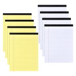 Blocs - notes ligns a4, blocs d'criture ligns 29, 5 x 21, 4 cm, coloured legal pads, writing note ...