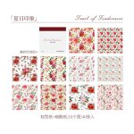 Bloc - notes en papier translucide, 40 pices, matriel de collection de fleurs, dcoratif, pour bricolage, ...