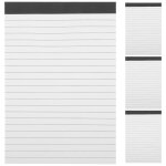 Bloc - notes polyvalents - lot de 4, papier de haute qualit�, 25 feuilles chacun, id�al pour la prise ...