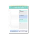 Bloc - notes polyvalent - 60 feuilles, papier r�sistant, format compact, id�al pour la planification ...
