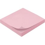 Bloc note repositionnable 100 feuilles 75x75mm (rose)