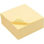 Bloc note repositionnable jaune 320 feuilles 75x75mm