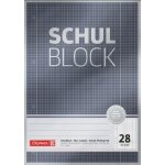 Bloc - notes de qualit� sup�rieure - format a4 - lin�ature 28 - 50 feuilles - gris
