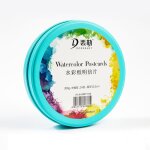 Bloc de papier aquarelle soluble dans l'eau, papier pour dessin, fournitures d'art peintes a la main, ...