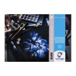 Bloc de papier aquarelle van gogh 10, 5 x 14, 8cm 360g 25 feuilles noires Bloc de papier aquarelle van gogh 10, 5 x 14, 8cm 360g 25 feuilles noires