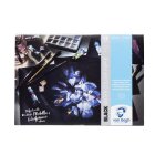 Bloc de papier aquarelle van gogh a4 21x29, 7cm 360g 12 feuilles noires