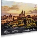 Bloc de papier a dessin pour aquarelle (a3 - 20 feuilles)