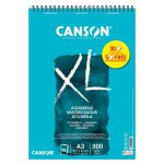 Bloc de papier xl aquarelle grain fin 300 g sur m