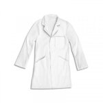 Blouse blanche - taille m - coton - mixte - manches longues