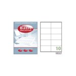 Boite 100 feuilles etiquettes blanches avec marges - laser / jet d'encre / photocopieurs - 105x57 mm ...