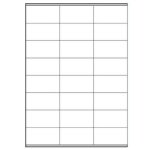 Boite 100 feuilles etiquettes blanches avec marges - laser / jet d'encre / photocopieurs - 70x36 mm megas ...