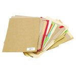 Bo�te 100 feuilles d'�tiquettes blanches sans bordure - laser / jet d'encre / photocopieurs - 210x297 ...