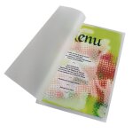Bote de 100 pochettes de plastification a chaud mat 2 x 100 microns a4 transparent