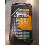 Bo�te de 12 pastels a l'huile campus assortis