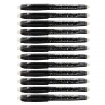 Bo�te 12 stylos encre gel effa�able r - pen noir pointe moyenne 0. 7mm