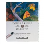 Boite de 24 pastels a l'huile - paysage - sennelier