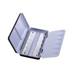 Boite pour aquarelle vide de poche 12 demi, godets