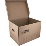 Boite archives carton 6 pices - boite archive 431x333x294mm - boite rangement avec couvercle - boite ...