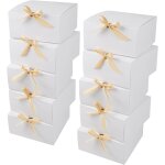 Boîte cadeau blanche avec couvercle, 20x20x10cm grande boîte cadeau vide, 10pcs boîte d'emballage cadeau ... Boîte cadeau blanche avec couvercle, 20x20x10cm grande boîte cadeau vide, 10pcs boîte d'emballage cadeau ...