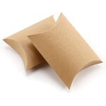 Bote a cadeaux en papier kraft 30 pices, bote a oreillers pliante en carton pour enfants, bote a ...