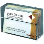 Bo�te pour cartes de visite, plastique dur