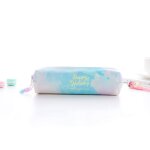 Bo�te a crayons licorne aquarelle, 1 pi�ces, kawaii, fournitures scolaires, papeterie de maquillage