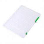 Bo�te a documents rectangulaire, pratique, r�sistant a l'usure, bo�te de rangement transparente, etui ...