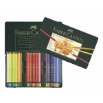 Boite mtal 60 crayons de couleur polychromos faber castell