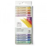 Bo�te m�tal de 15 pastels a l'huile winsor et newton
