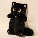 Boîte à mouchoirs en forme de chaton, jouet en peluche, poupée, chat noir, trousse à crayons, sac de ... Boîte à mouchoirs en forme de chaton, jouet en peluche, poupée, chat noir, trousse à crayons, sac de ...