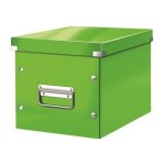Bo�te de rangement carton leitz click & store wow cube format l vert