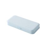 Bo�te de rangement pour crayons, bo�te carr�e multifonctionnelle de couleur unie, bo�te de rangement ...