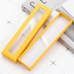 Bote a stylos a fentre transparente, emballage en papier, etuis a crayons, cadeau de bijoux, 10 pices ...