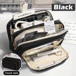 Bote a stylos de grande capacit a 3 couches, etuis a crayons kawaii, pochette porte - stylo mignonne ...