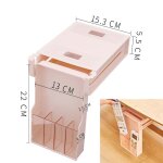 Bo�te a tiroirs invisible sous le bureau, porte - stylo de bureau, dortoir, bureau, bo�te a tiroirs invisible, ...