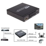 Boîtier convertisseur hd scart rgb vers hdmi, avec extracteur audio Boîtier convertisseur hd scart rgb vers hdmi, avec extracteur audio
