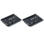 Bo�tier m�tallique b + m key m. 2 ngff ssd a sata 2. 5 6 gb / s, carte adaptateur avec prise m2 ngff ...