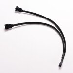 Bo�tier d'ordinateur pwm a double pwm, 4 broches, manchon d'alimentation du ventilateur, c�ble adaptateur ...