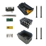 Bo�tier plastique pour batterie li - ion, protection de charge pcb, bo�tier de circuit imprim� pour dewalt ...
