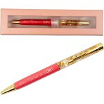 Boitier + stylo belle maman en or - ide cadeau belle - mre - cadeau pour la fte des mres - stylo ...
